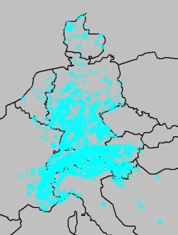 Thermikpunkte in Deutschland